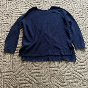 Croft & Barrow Deep Blue Crew Neck Sweater